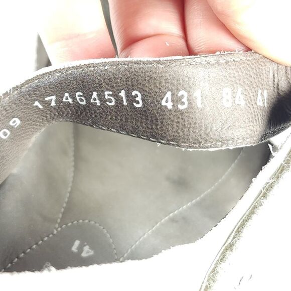 MEPHISTO Women’s Pattie EU41 US10,5 Leather White Silver Ankle Strap Sandals - Picture 13 of 16